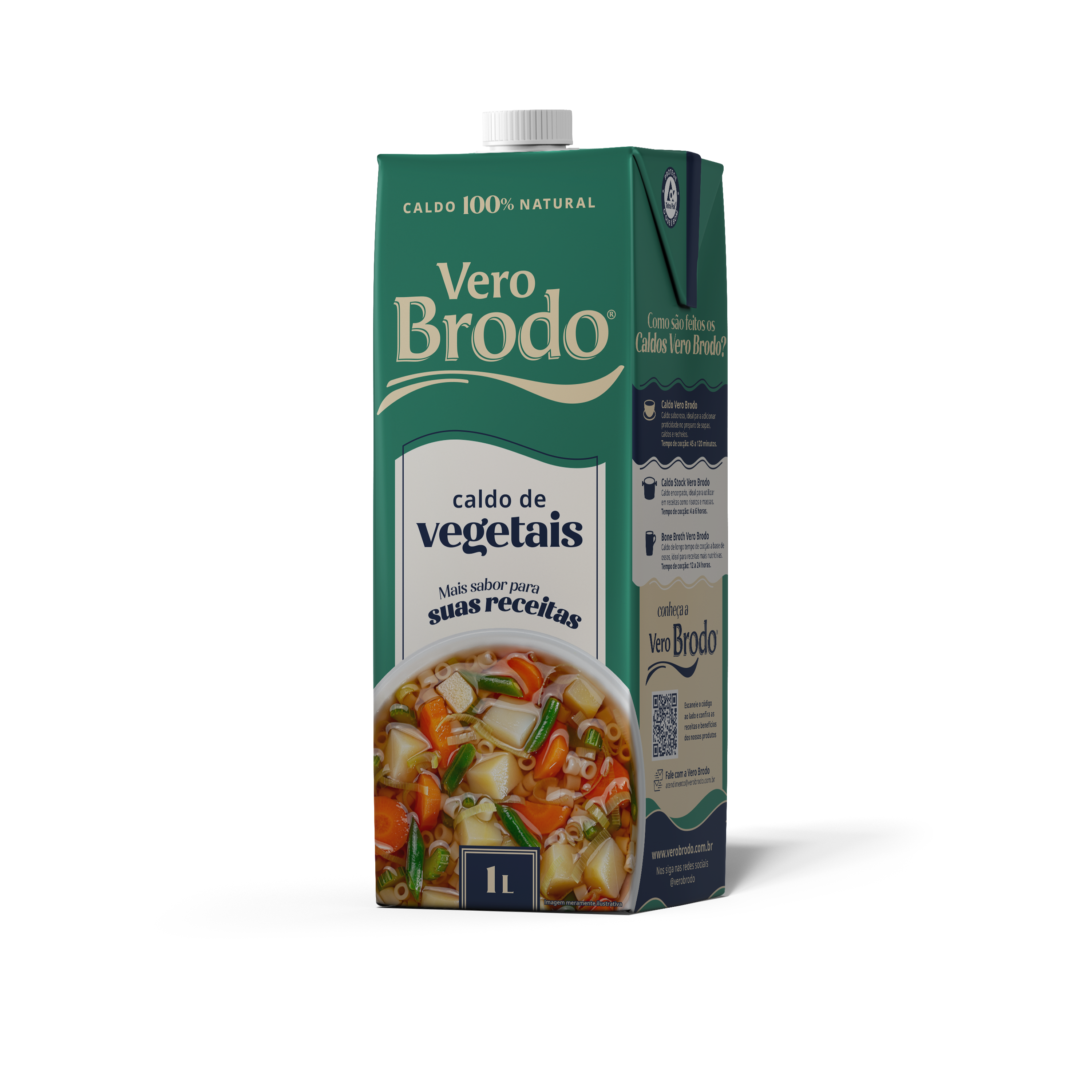 Caldo de Vegetais 1L - Vero Brodo