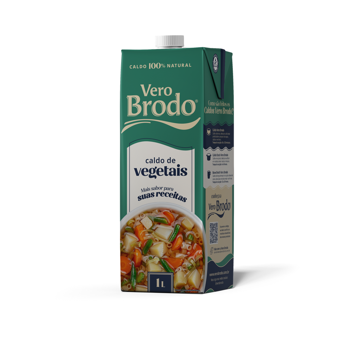 Caldo de Vegetais 1L - Vero Brodo